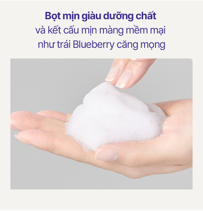 Mô tả Sữa rửa mặt Blueberry làm sạch, cân bằng dầu và độ ẩm innisfree Blueberry Rebalancing 5.5 Cleanser - 6