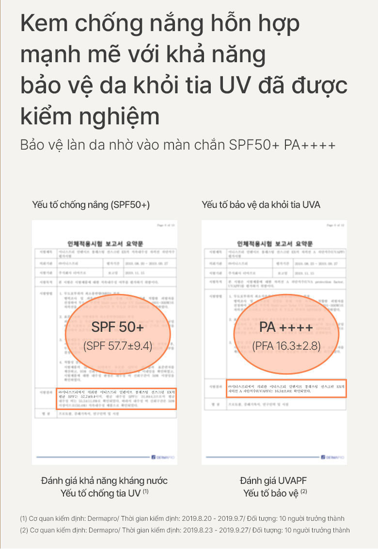 Mô tả Kem chống nắng lâu trôi innisfree Intensive Long Lasting Sunscreen SPF50+ PA++++ 60ml - 5