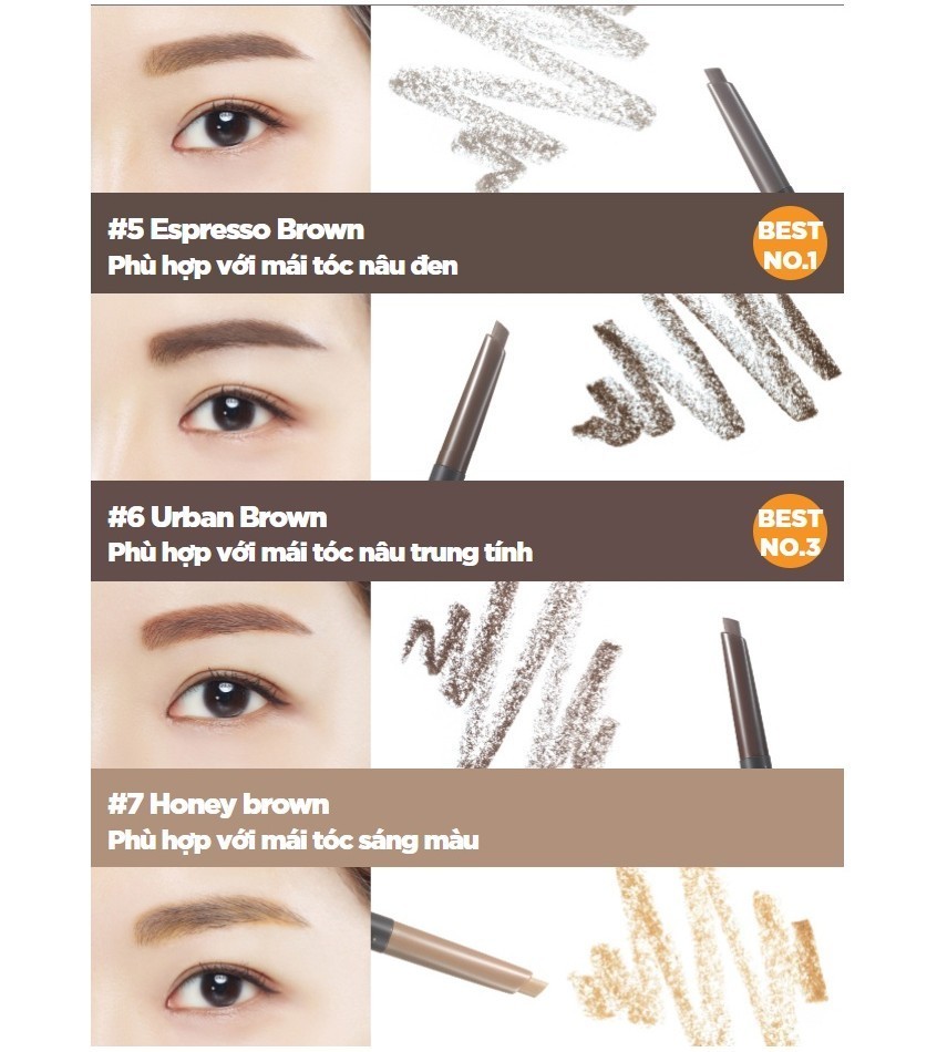 Mô tả Chì kẻ chân mày innisfree Auto Eyebrow Pencil 0.3g - 4