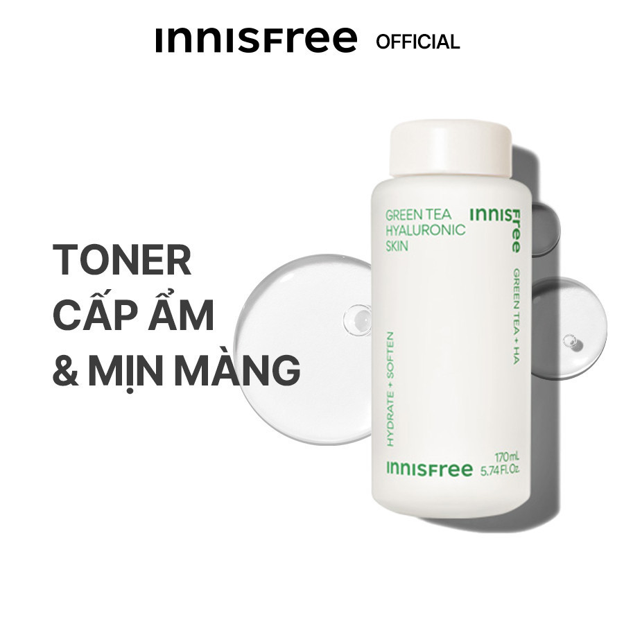 Mô tả Nước cân bằng trà xanh INNISFREE Green Tea Hyaluronic Skin 170ml - 2