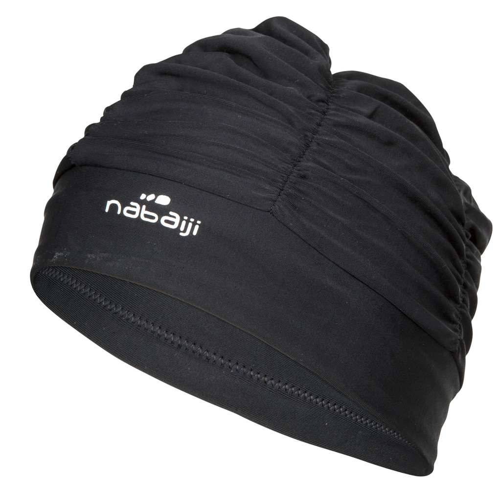 Mô tả Mũ bơi lưới cho người tóc nhiều 100 đen Decathlon NABAIJI mã 8163321 - 3
