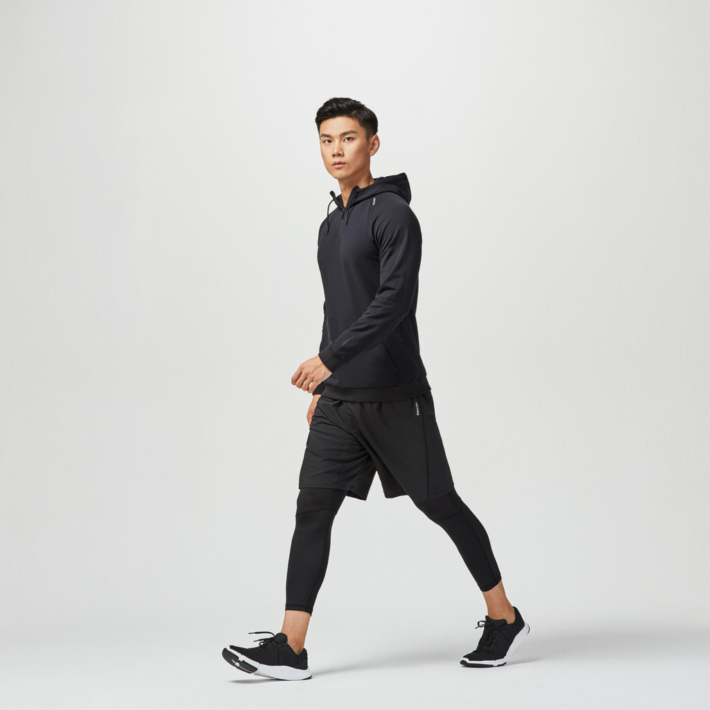 Mô tả Quần short tập fitness 120 cho nam đen Decathlon DOMYOS mã 8547823 - 2