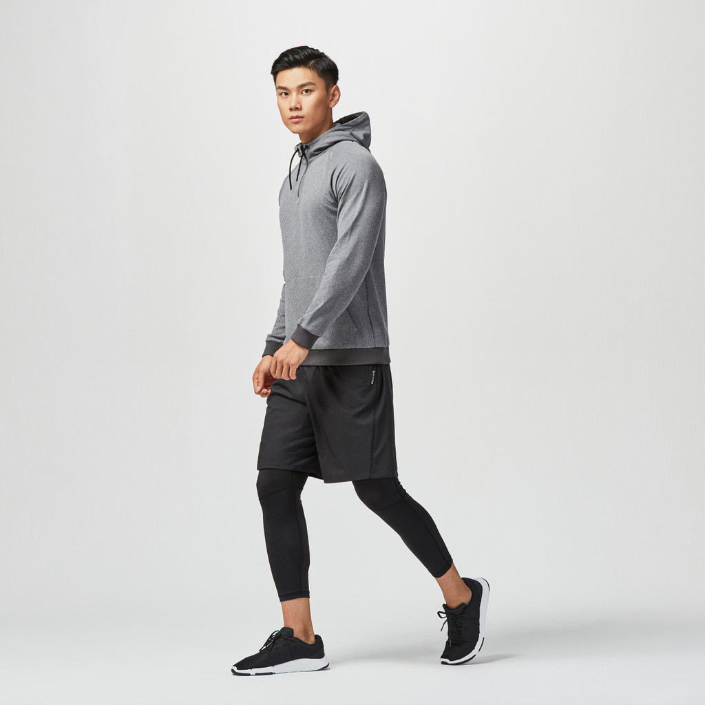 Mô tả Quần short tập fitness 120 cho nam đen Decathlon DOMYOS mã 8547823 - 4
