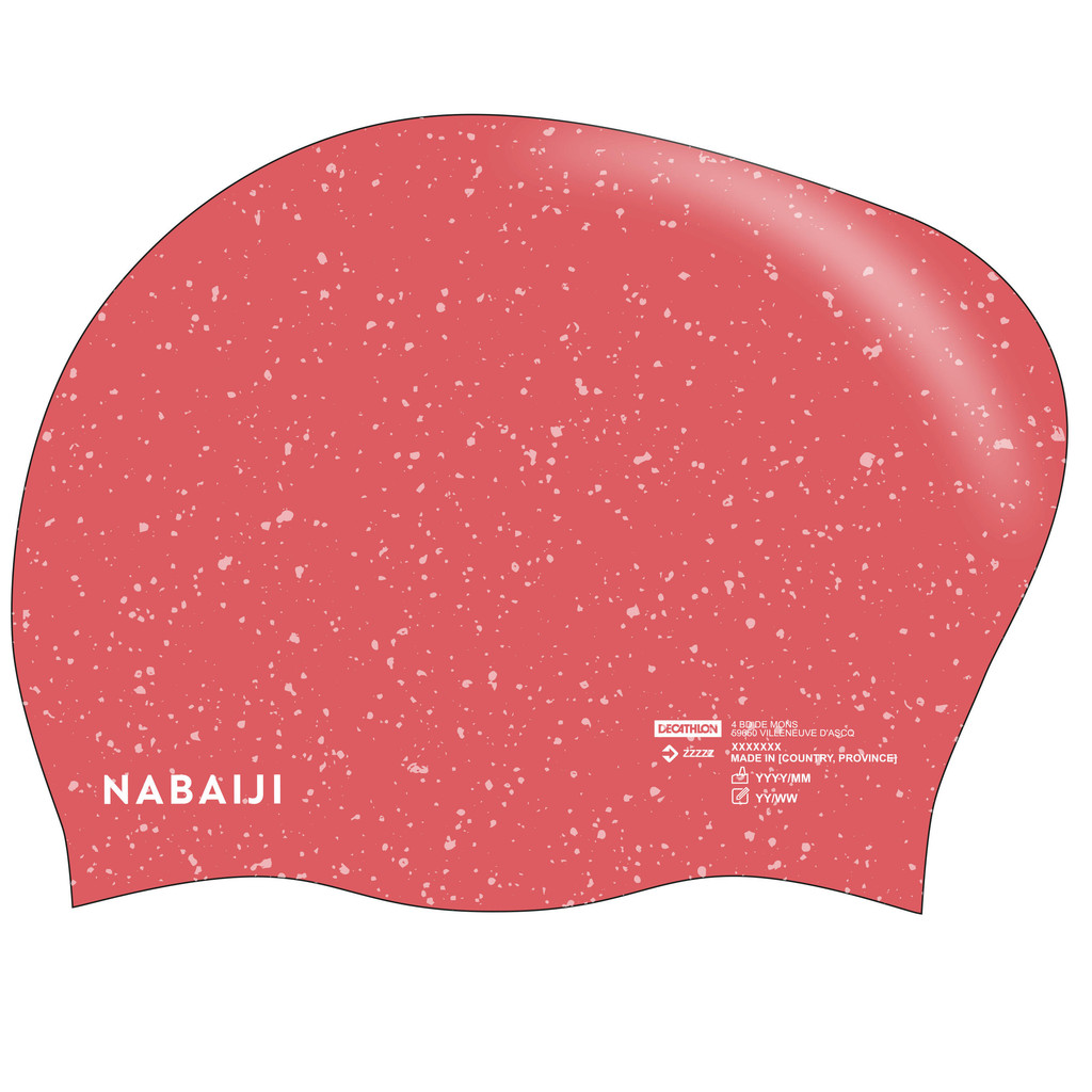 Mô tả Mũ bơi silicon 500 hồng Decathlon NABAIJI mã 8797250 - 1