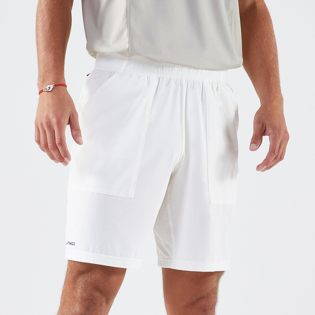 Mô tả Quần short tennis, pickleball nam thoáng khí dry trắng Decathlon ARTENGO mã 8755428 - 1
