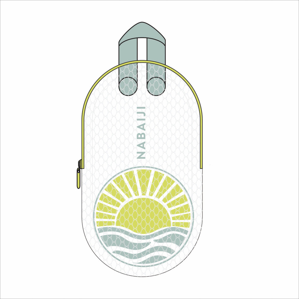Mô tả Túi đi bơi 7l chống thấm nước sunset trắng/hoạt tiết Decathlon NABAIJI mã 8854042 - 3