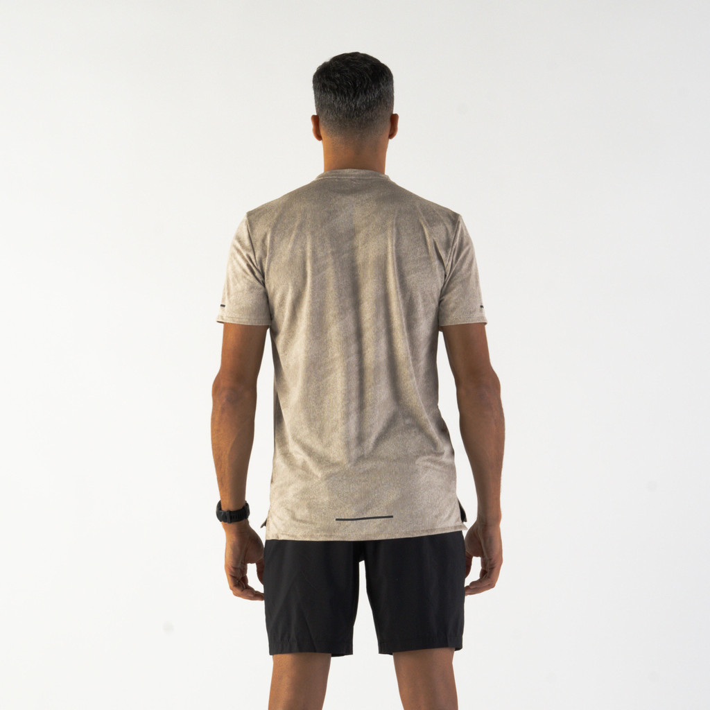 Mô tả Áo thun chạy bộ nam thoáng mát run 500 dry màu be Decathlon KIPRUN mã 8842526 - 3