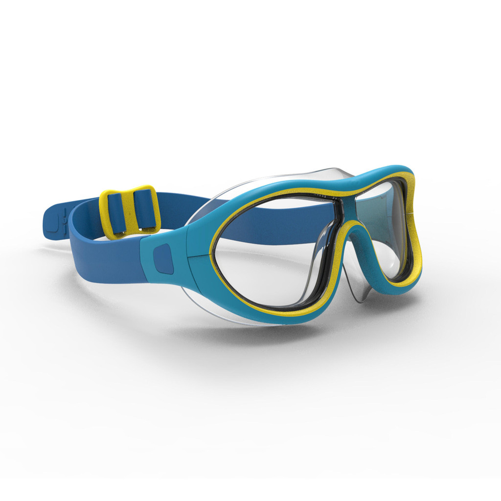 Mô tả Kính bơi tròng kính trong suốt cỡ s swimdow 100 v2 xanh dương Decathlon NABAIJI mã 8854144 - 1