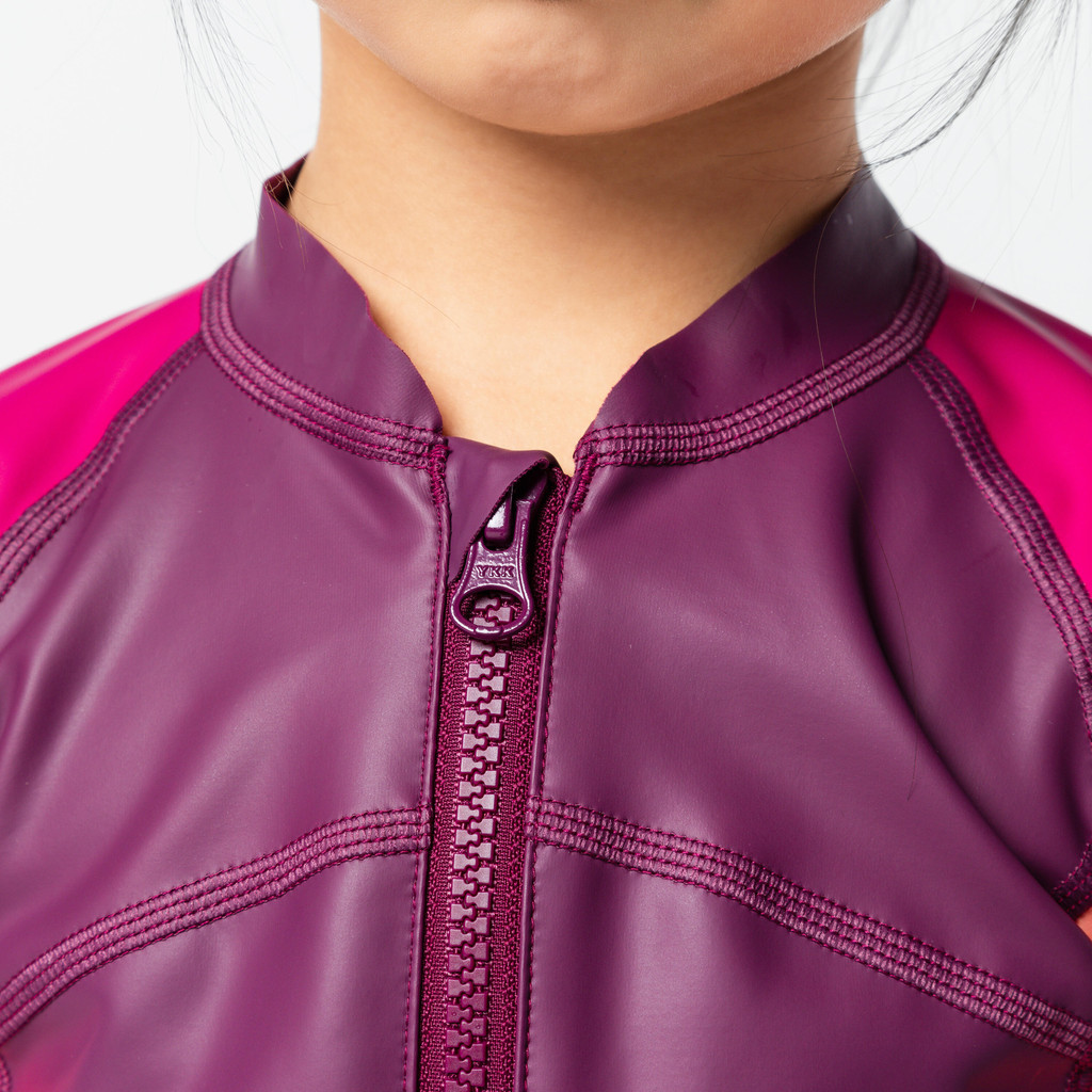 Mô tả Đồ bơi liền thân dáng quần short kloupi cho bé gái DECATHLON NABAIJI hồng tím - 2