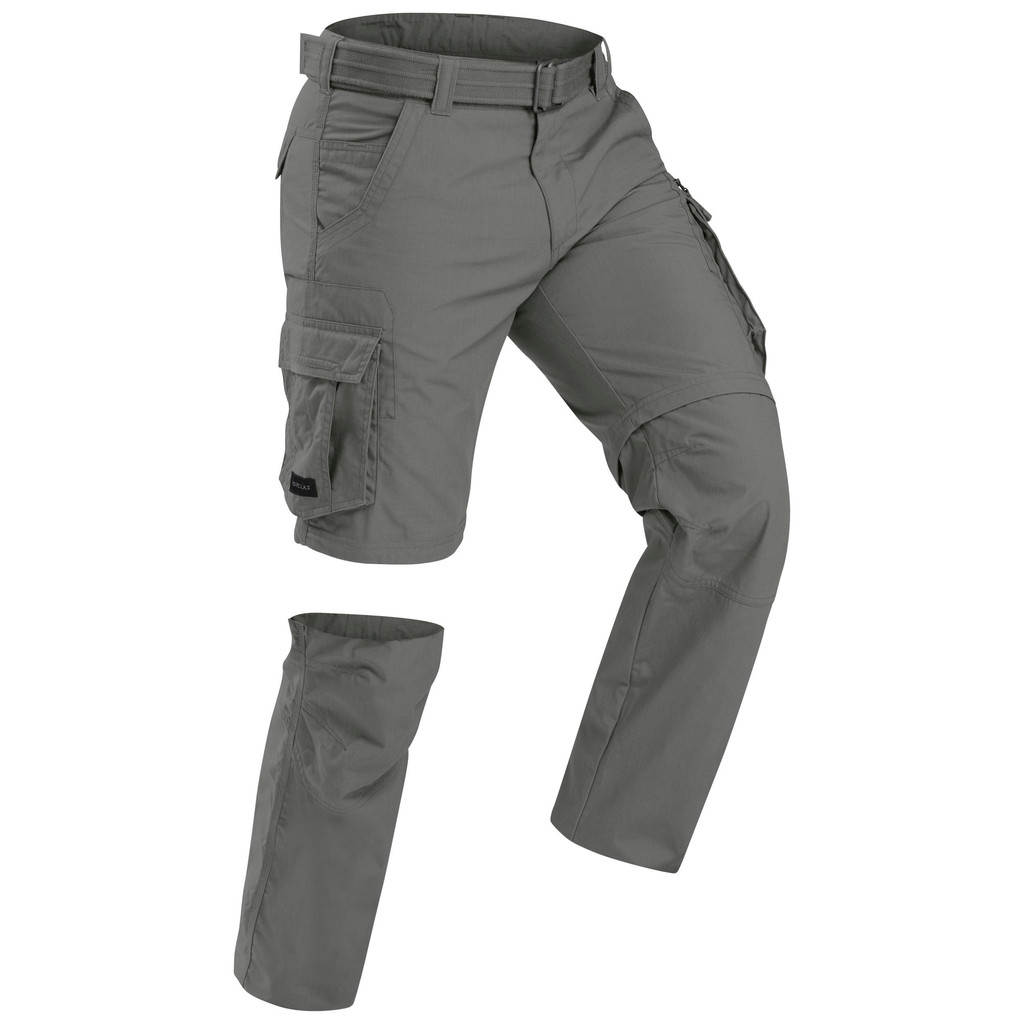 Mô tả Quần dài du lịch trekking cho nam DECATHLON forclaz travel 100 kaki - 1