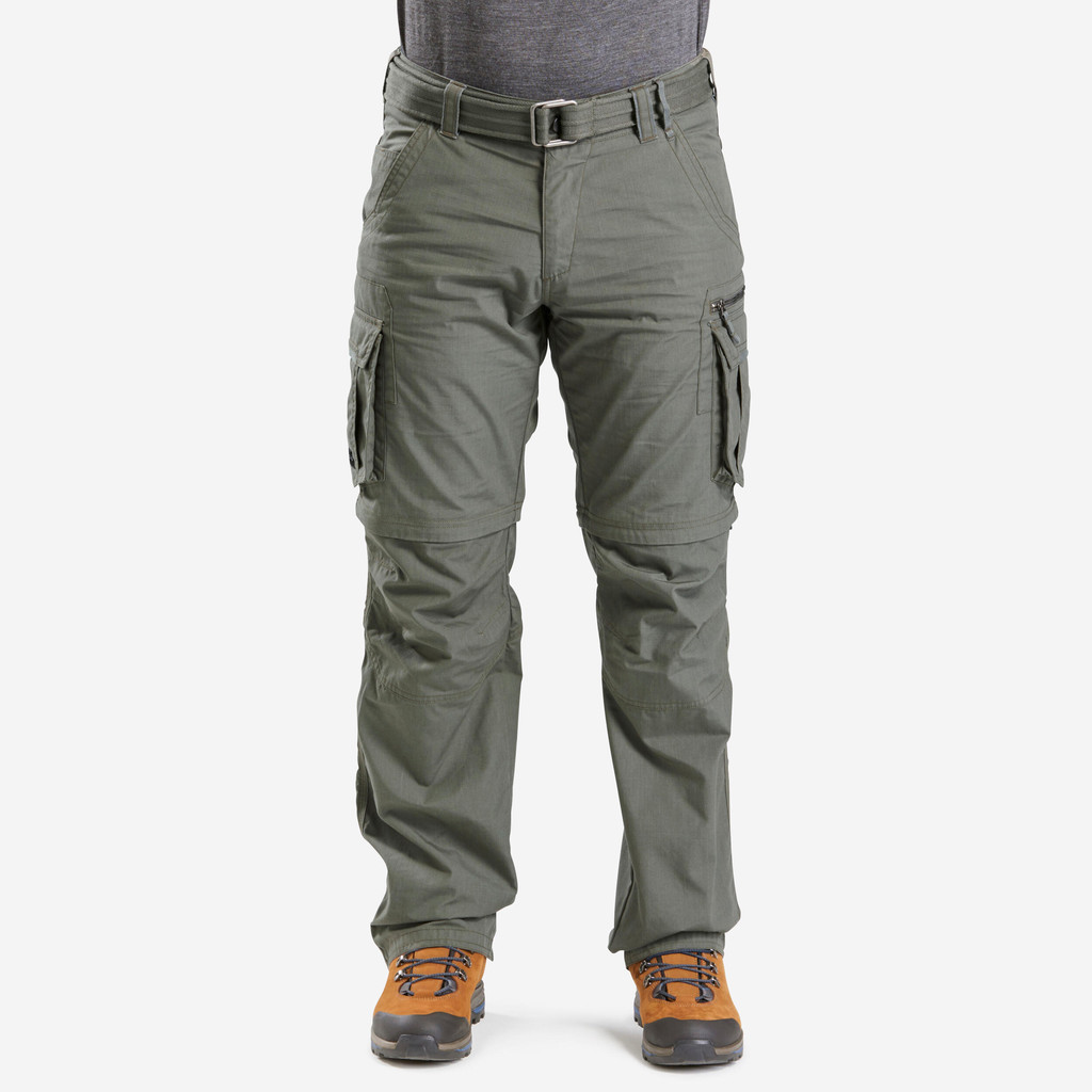 Mô tả Quần dài du lịch trekking cho nam DECATHLON forclaz travel 100 kaki - 2