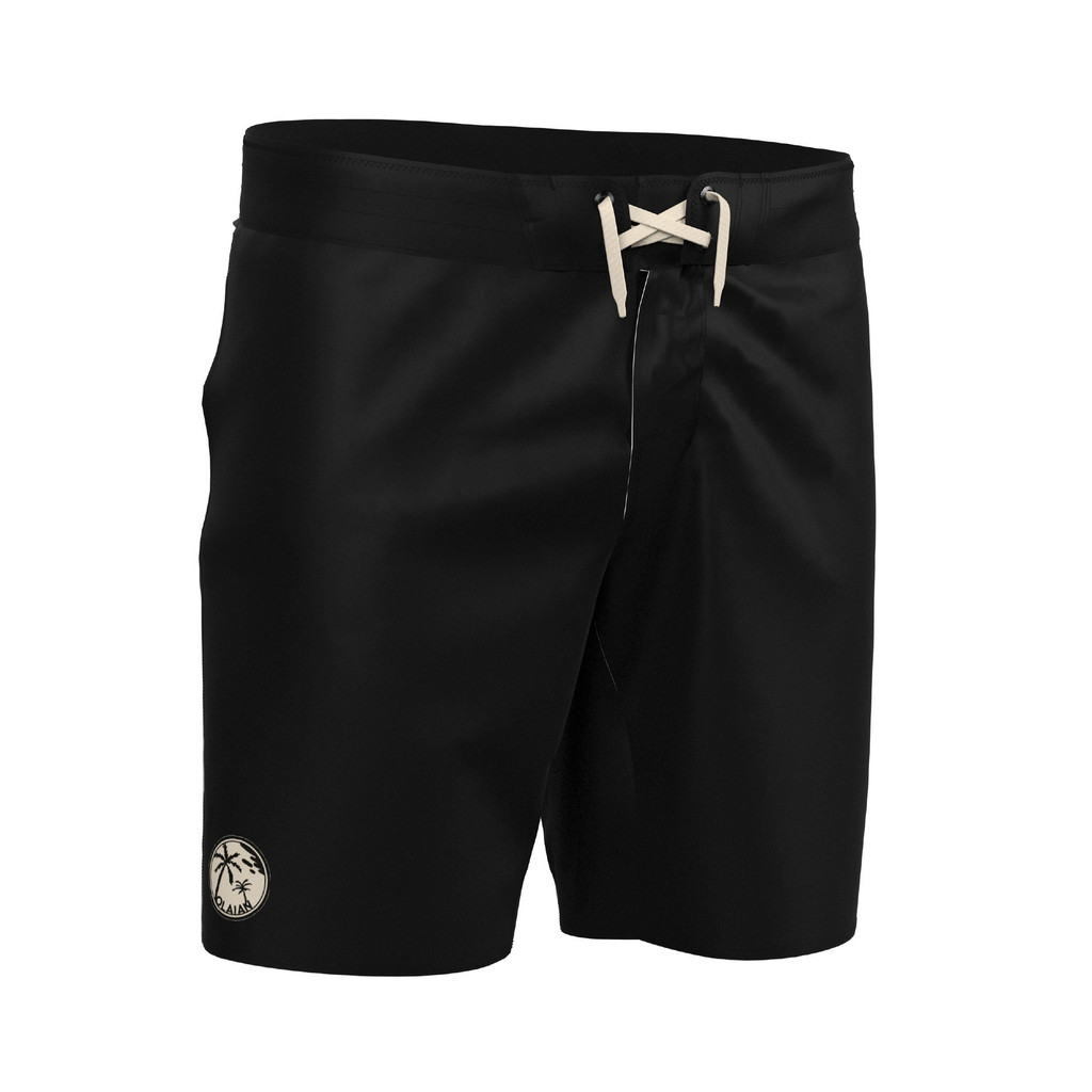 Mô tả Quần short lướt sóng 500 41 cm cho nam DECATHLON olaian đen - 1