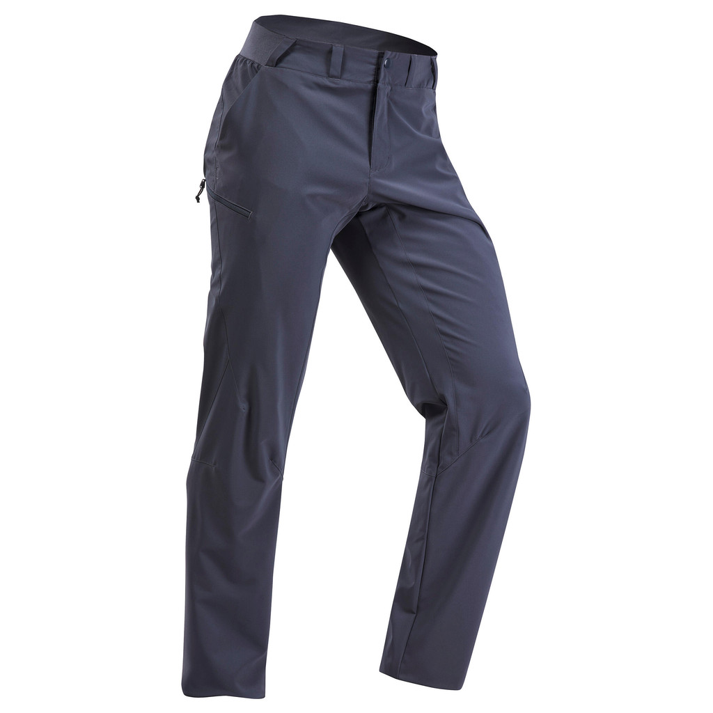 Mô tả Quần dài dã ngoại mh100 cho nam DECATHLON quechua xám - 1