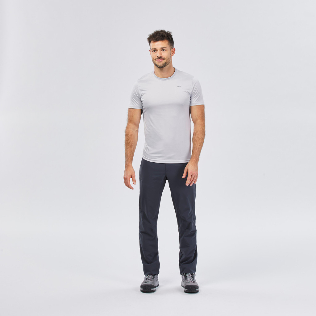Mô tả Quần dài dã ngoại mh100 cho nam DECATHLON quechua xám - 3