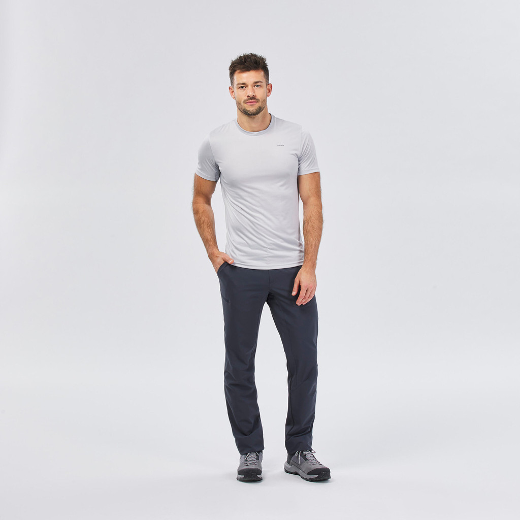 Mô tả Quần dài dã ngoại mh100 cho nam DECATHLON quechua xám - 4
