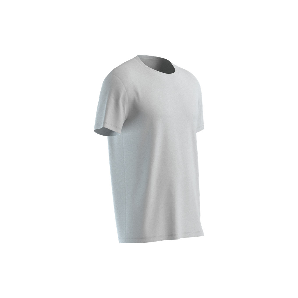 Mô tả Áo thun tập fitness cotton 100 cho nam trắng DOMYOS mã 8667940 - 1