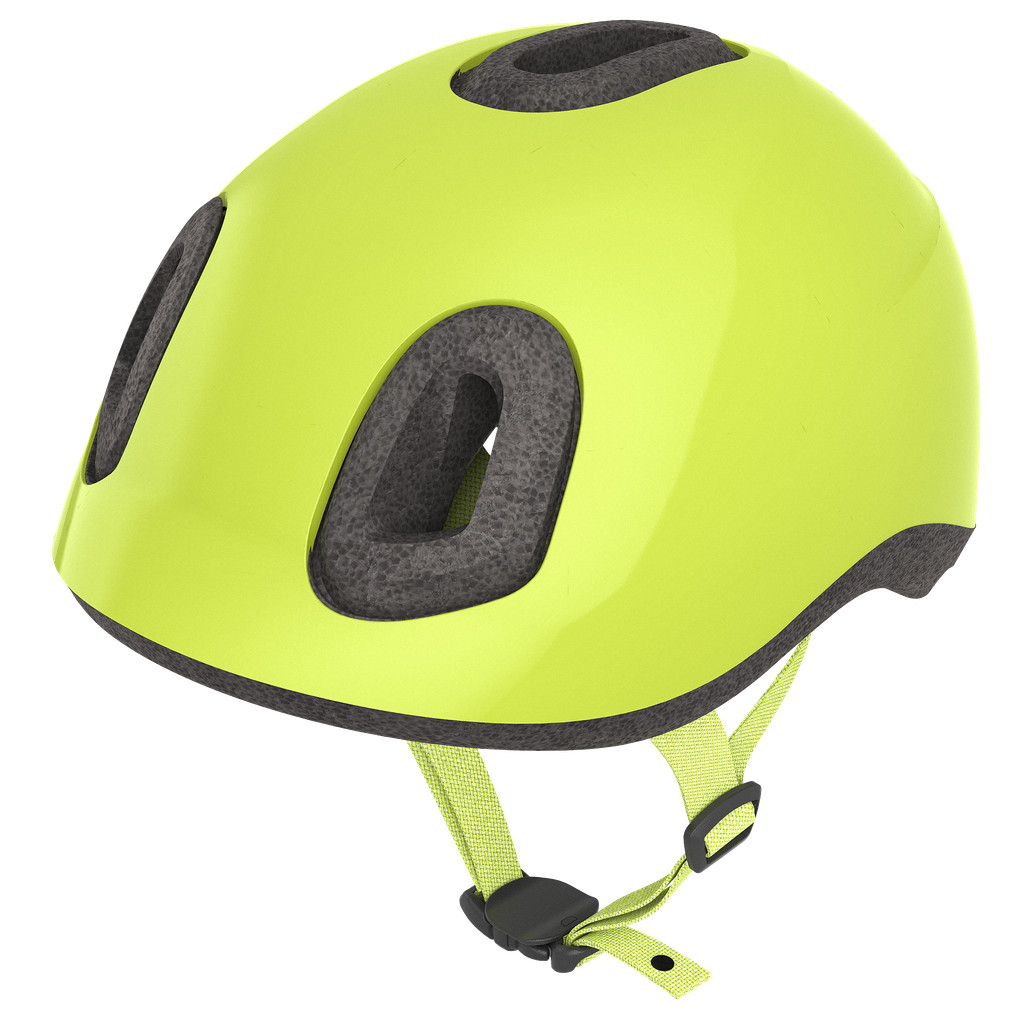 Mô tả Mũ bảo hiểm xe đạp 500 cho trẻ em neon btwin mã 8549089 - 1