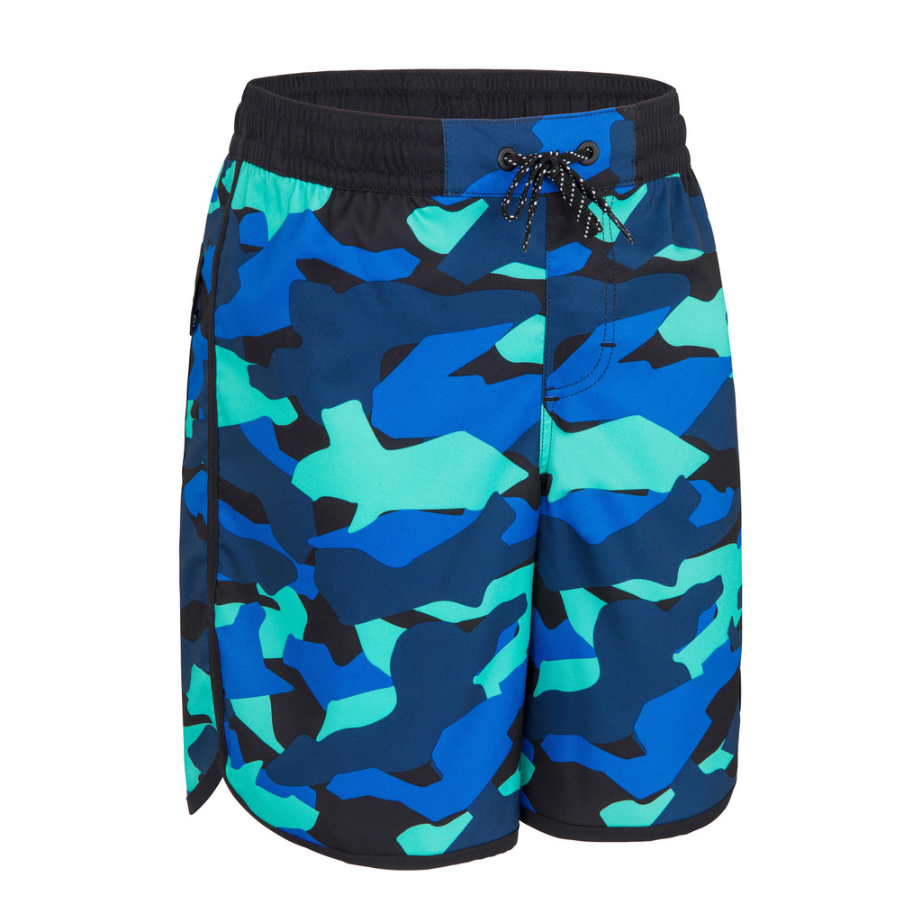Mô tả Quần short lướt sóng 500 cho bé trai xanh dương rằn ri DECATHLON olaian mã 8670255 - 1