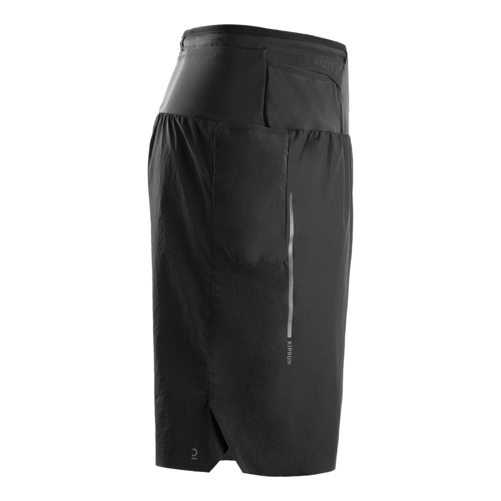 Mô tả Quần short chạy marathon có túi đựng kiprun cho nam đen DECATHLON kiprun mã 8650644 - 1