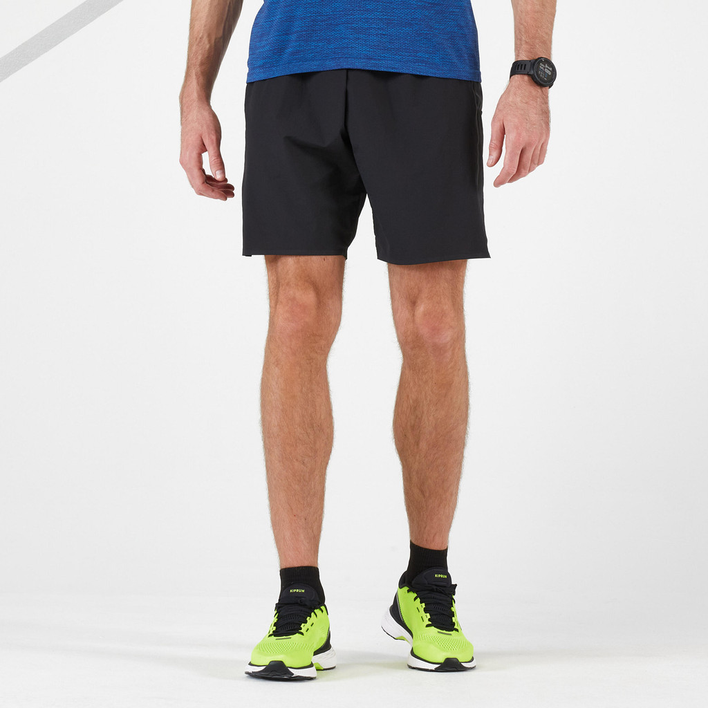 Mô tả Quần short chạy marathon có túi đựng kiprun cho nam đen DECATHLON kiprun mã 8650644 - 4