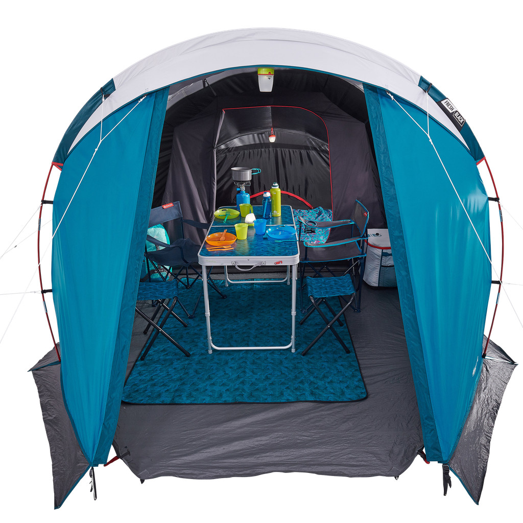 Mô tả Lều ống fresh&black arpenaz 4.1 4 người 1 buồng ngủ DECATHLON quechua mã 8492957 - 1