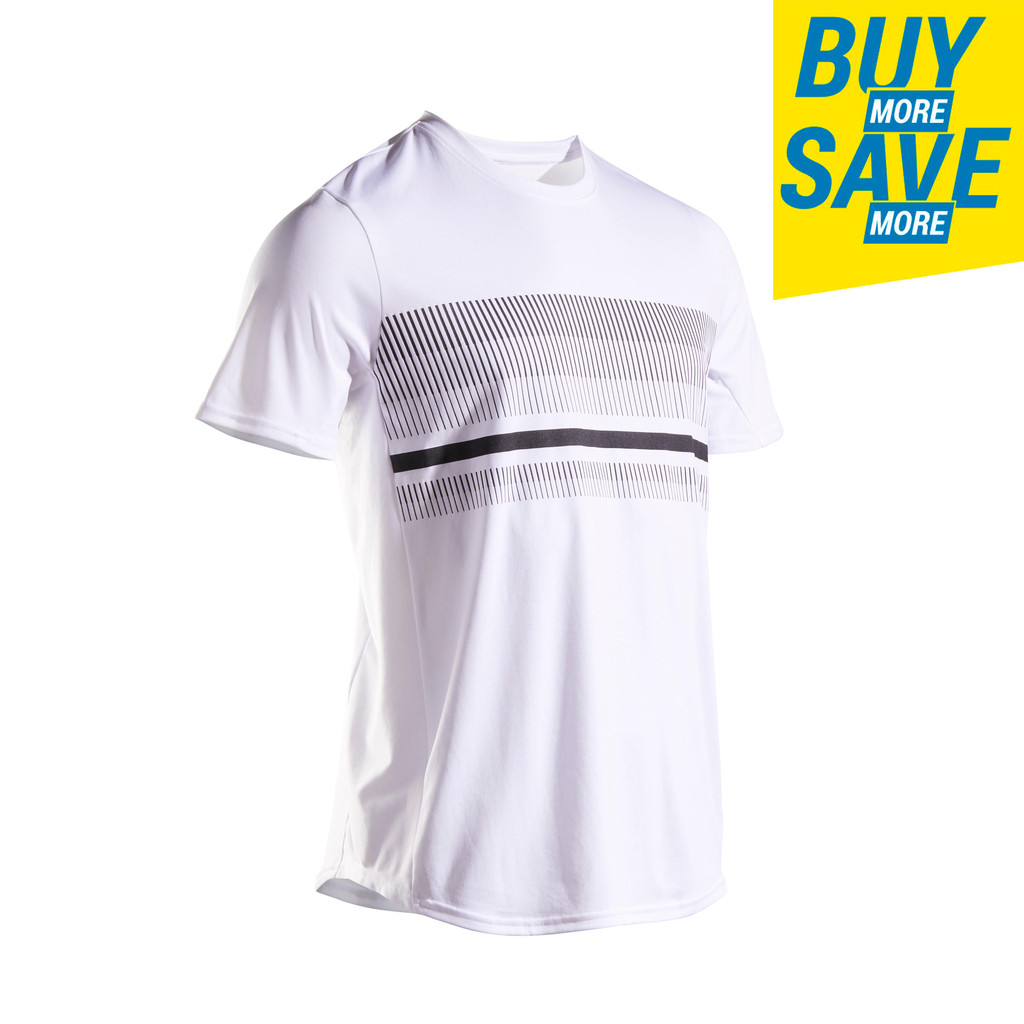 Mô tả Áo thun tennis, pickleball  tts100 cho nam trắng DECATHLON artengo mã 8556896 - 1