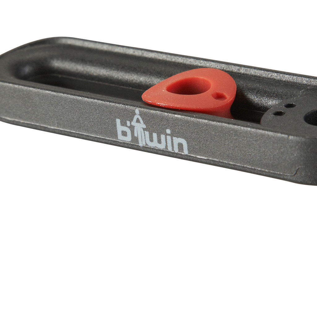 Mô tả Gọng gắn bình nước bằng kim loại cho xe đạp 100 đen DECATHLON triban mã 8049106 - 4