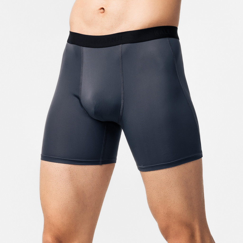 Mô tả Gói 2 quần lót boxer dry+ light cho nam đen DECATHLON kalenji mã 8776937 - 1