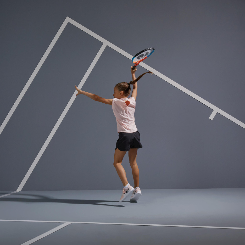 Mô tả Áo thun tennis pickleball 500 cho bé gái hồng san hô DECATHLON artengo mã 8582861 - 4