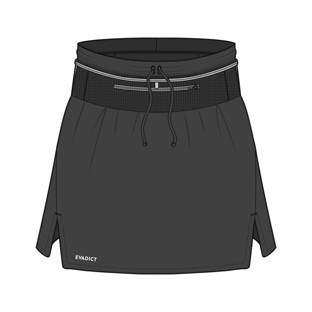 Mô tả Quần giả váy chạy địa hình cho nữ đen DECATHLON evadict mã 8609705 - 1