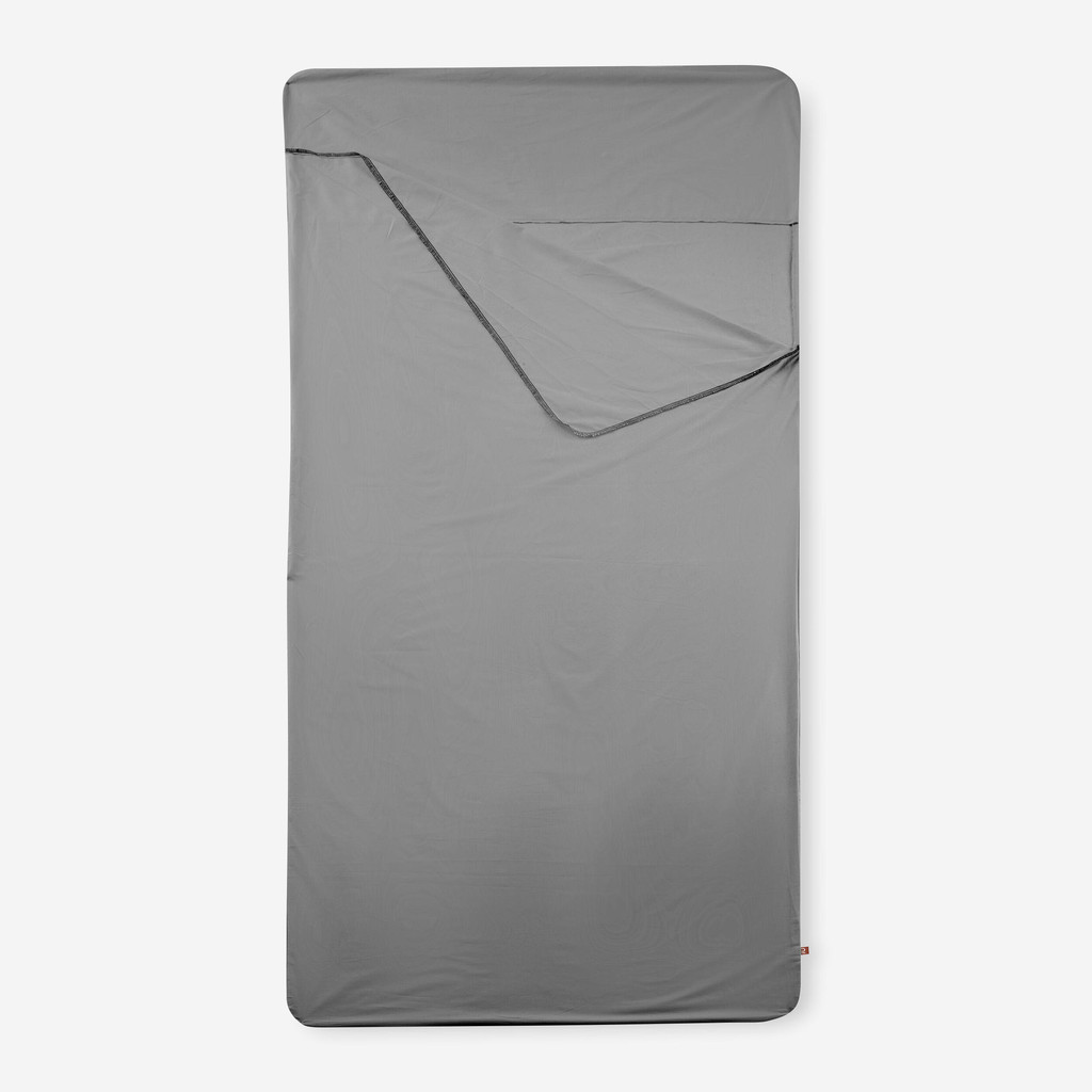Mô tả Tấm lót túi ngủ cơ bản bằng polyester xám DECATHLON quechua mã 8584366 - 4