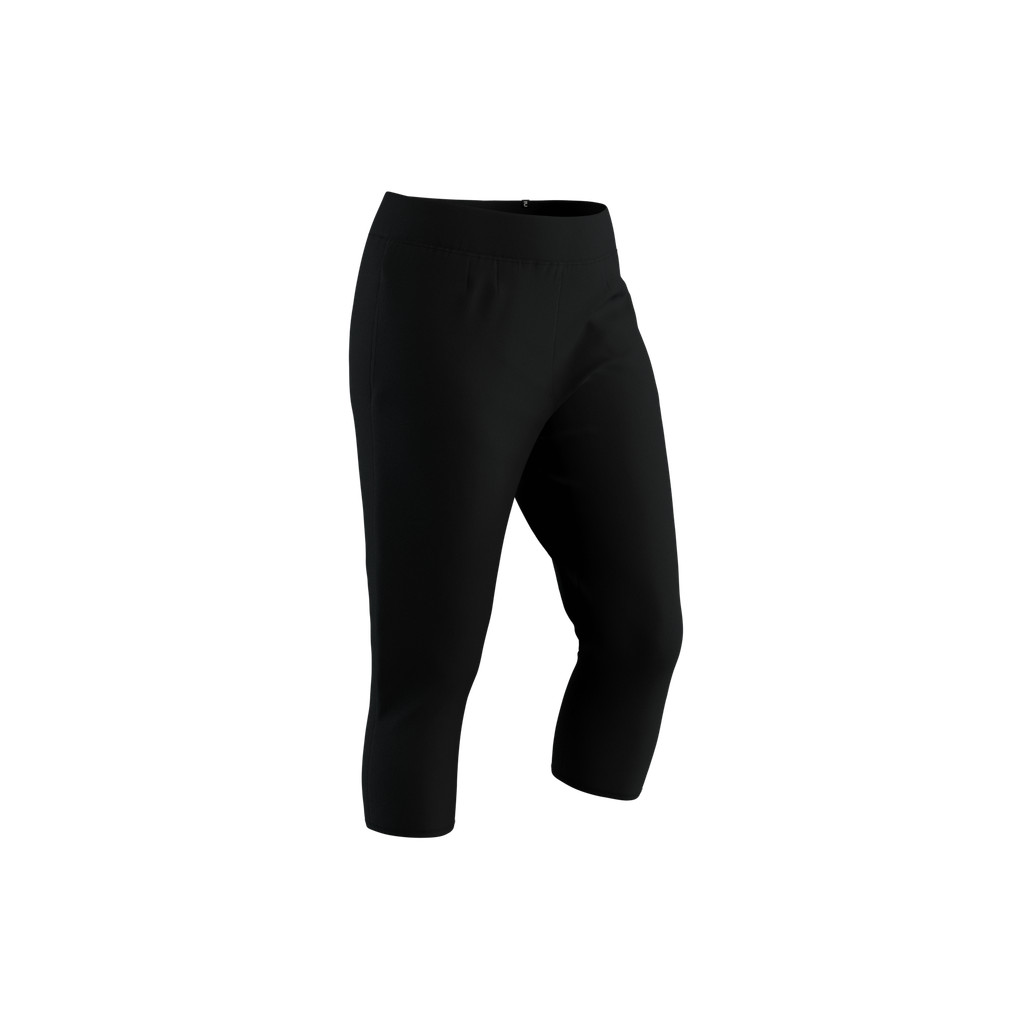 Mô tả Quần legging lửng tập fitness cotton fit+ cho nữ đen DECATHLON DOMYOS mã 8645741 - 3