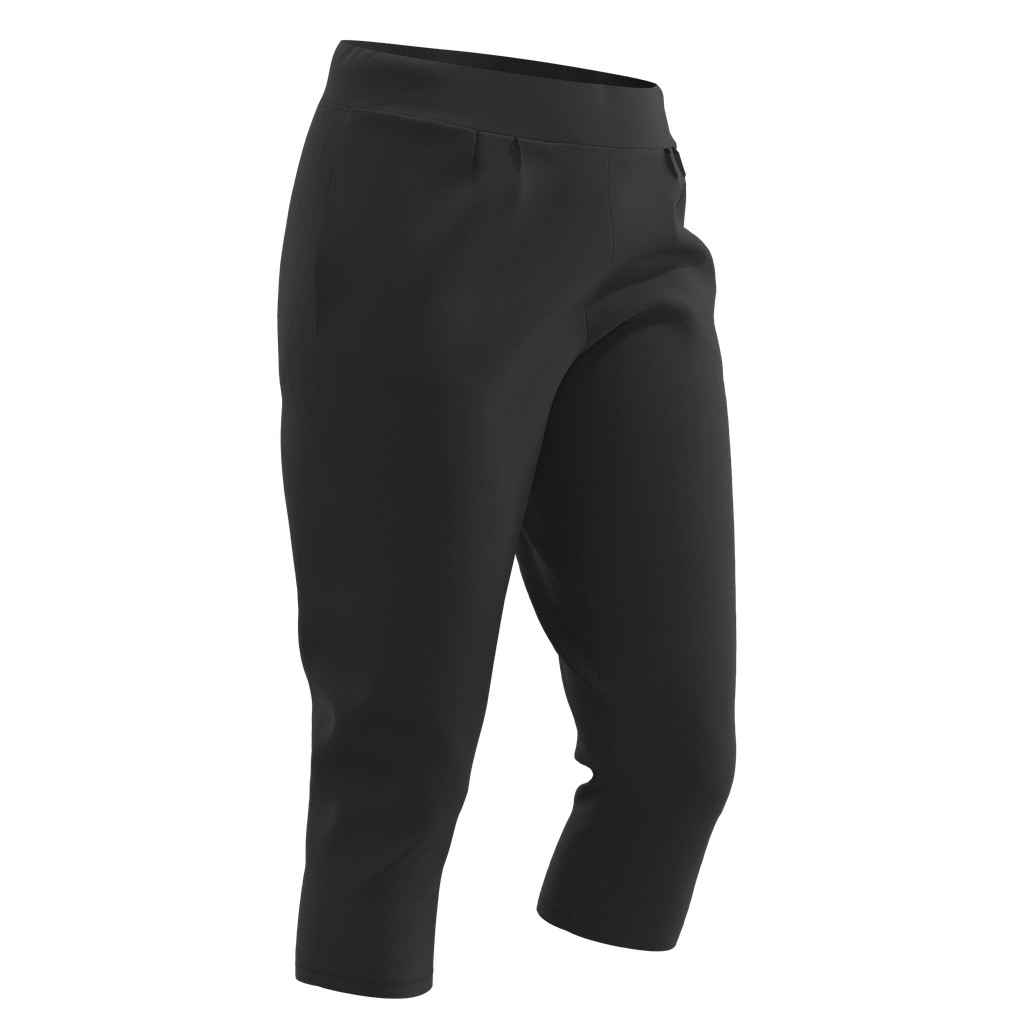 Mô tả Quần legging lửng tập fitness cotton fit+ cho nữ đen DECATHLON DOMYOS mã 8645741 - 4
