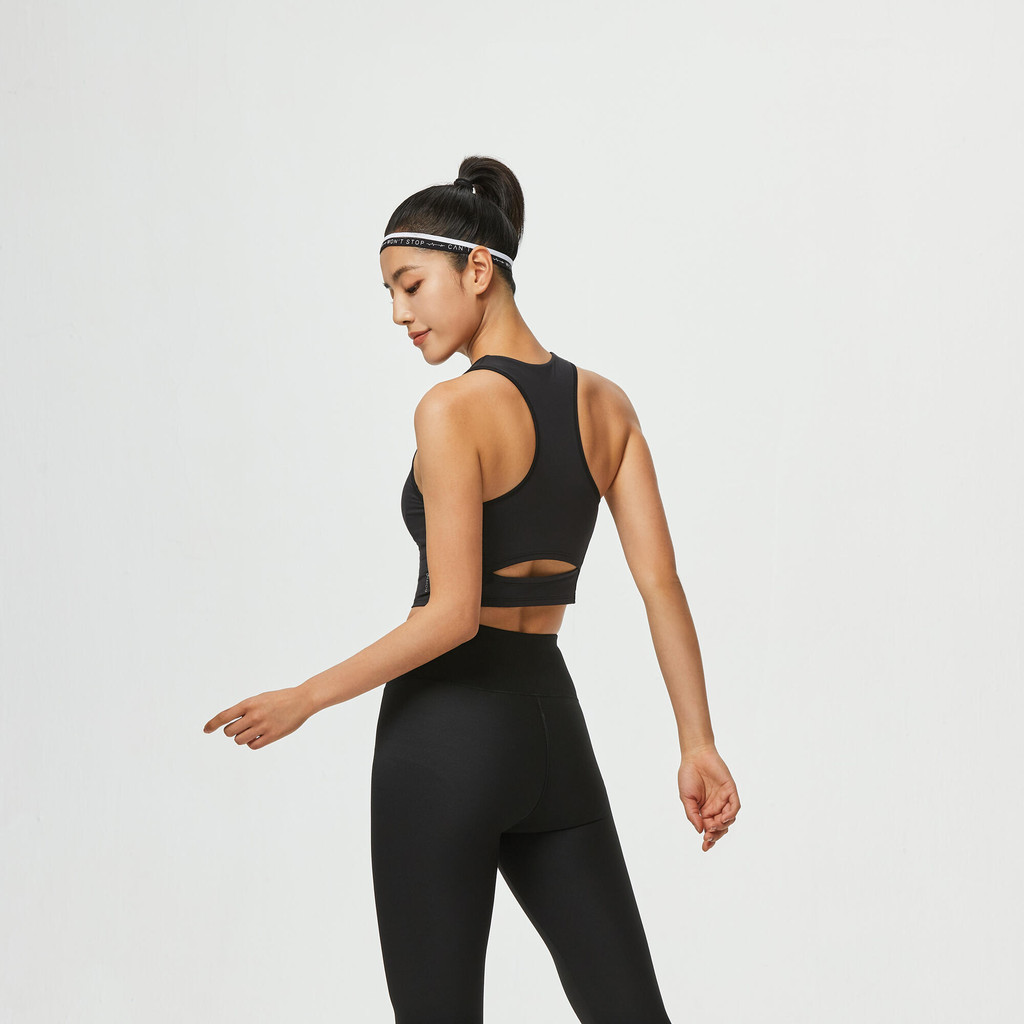 Mô tả Quần legging lưng cao cho nữ DECATHLON DOMYOS tập fitness màu đen mã 8643703 - 2