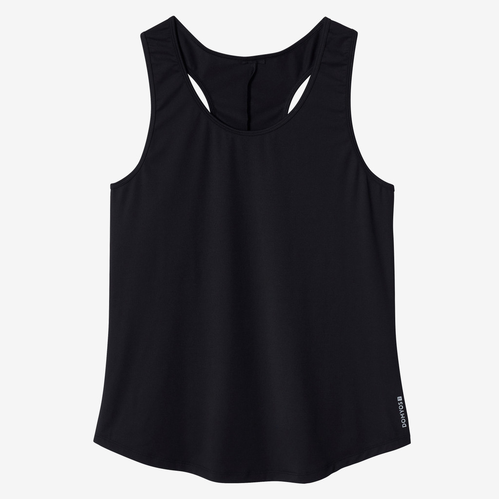 Mô tả Áo thun không tay tập cardio fitness fta 100 my top cho nữ đen DECATHLON DOMYOS mã 8797808 - 2