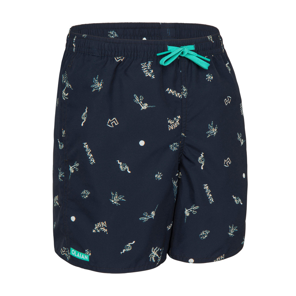 Mô tả Quần short lướt sóng 100 cho bé trai đen DECATHLON olaian mã 8670244 - 1