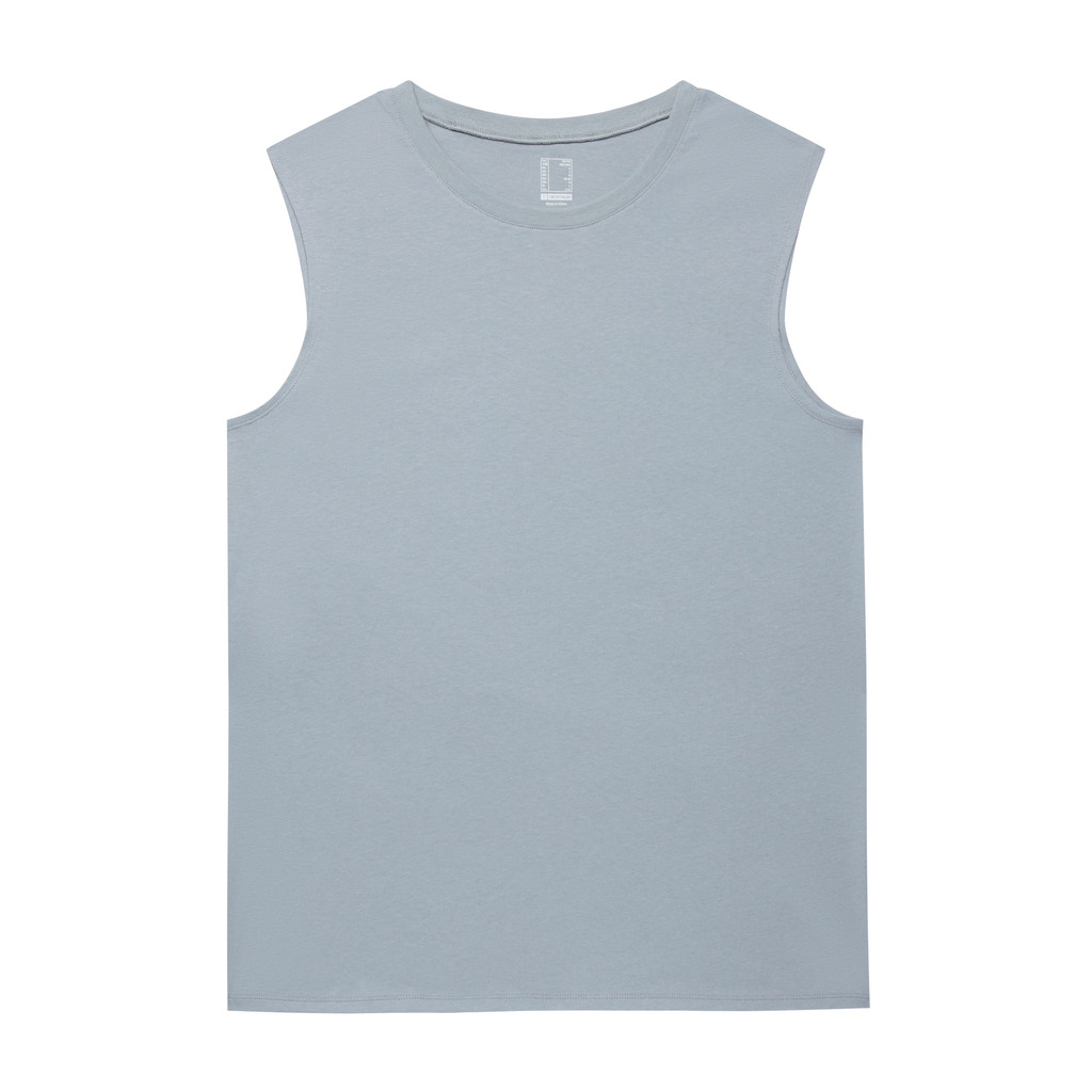 Mô tả Áo thun không tay tập fitness cotton 500 cho nam xám DECATHLON DOMYOS mã 8667063 - 1