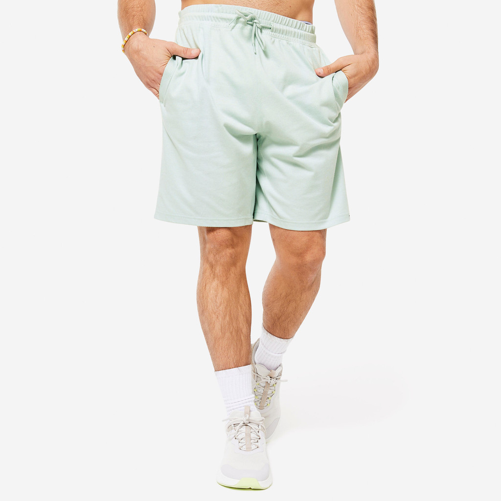 Mô tả Quần short tập fitness cotton Essential cho nam DECATHLON Domyos - 2
