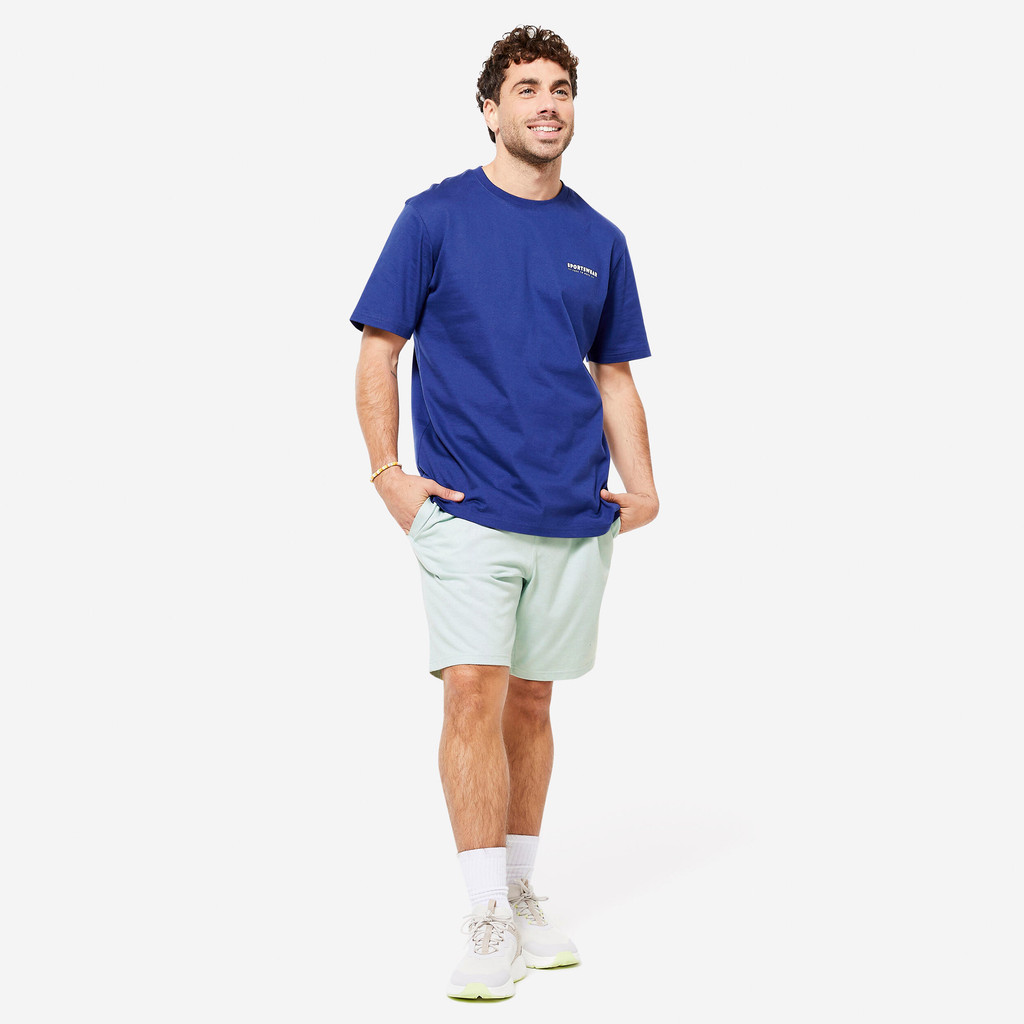 Mô tả Quần short tập fitness cotton Essential cho nam DECATHLON Domyos - 3