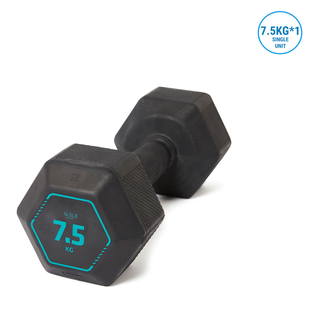Mô tả Tạ lục giác luyện 7,5kg đen DECATHLON corength mã 8603282 - 4