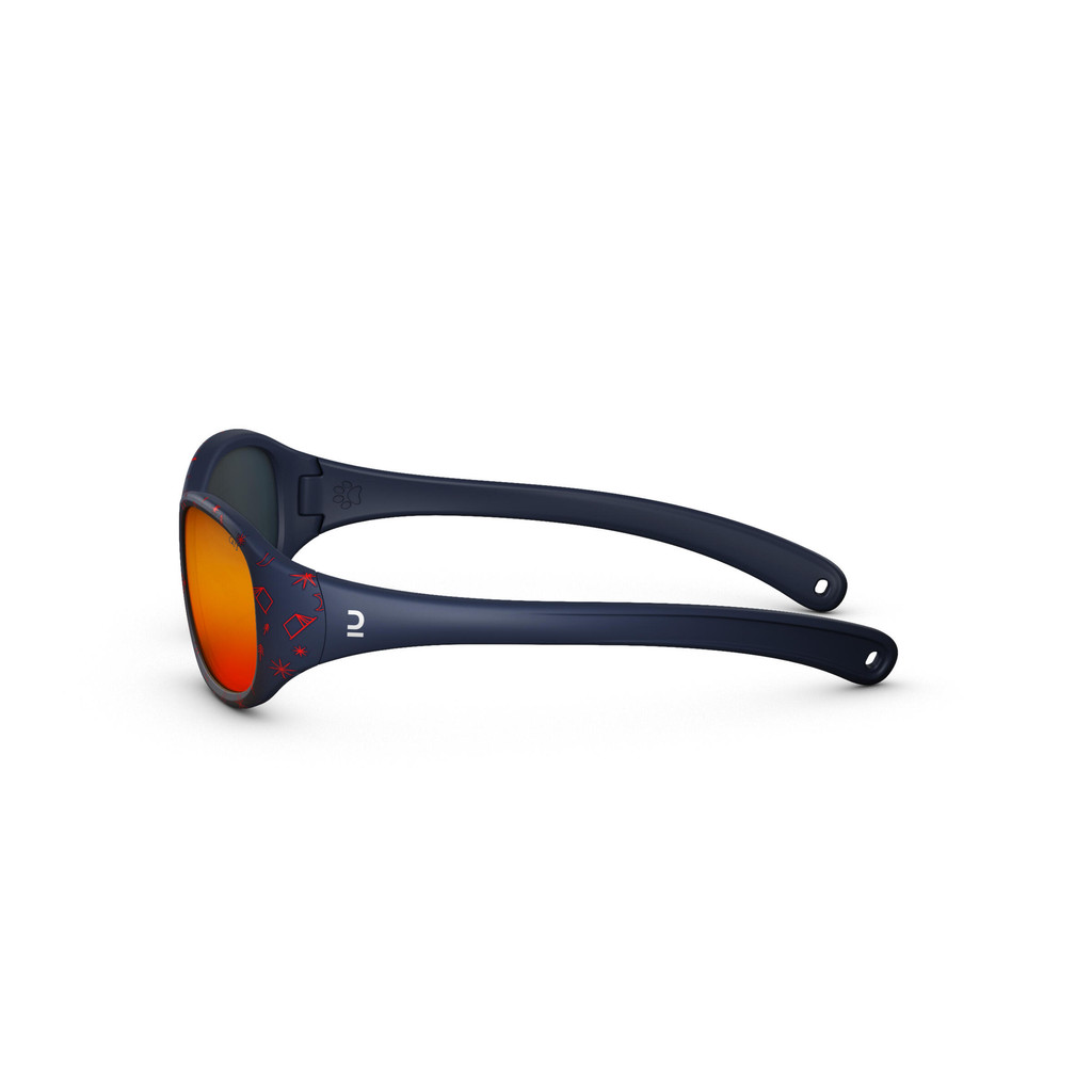 Mô tả Kính mát hiking chống tia uv mh k120 cho trẻ em đỏ xanh DECATHLON quechua mã 8676396 - 1
