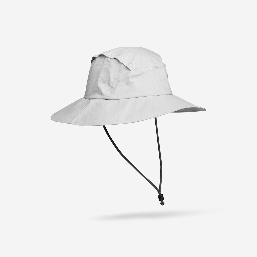 Mô tả Mũ nón rộng vành leo núi trekking trek 900 xám nhạt DECATHLON forclaz mã 8526271 - 2