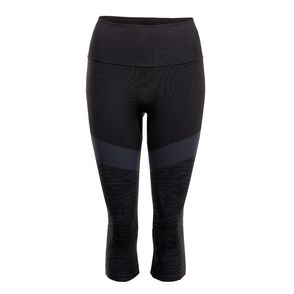 Mô tả Quần lửng chạy bộ không đường may DECATHLON cho nữ đen mã 8771091 - 1