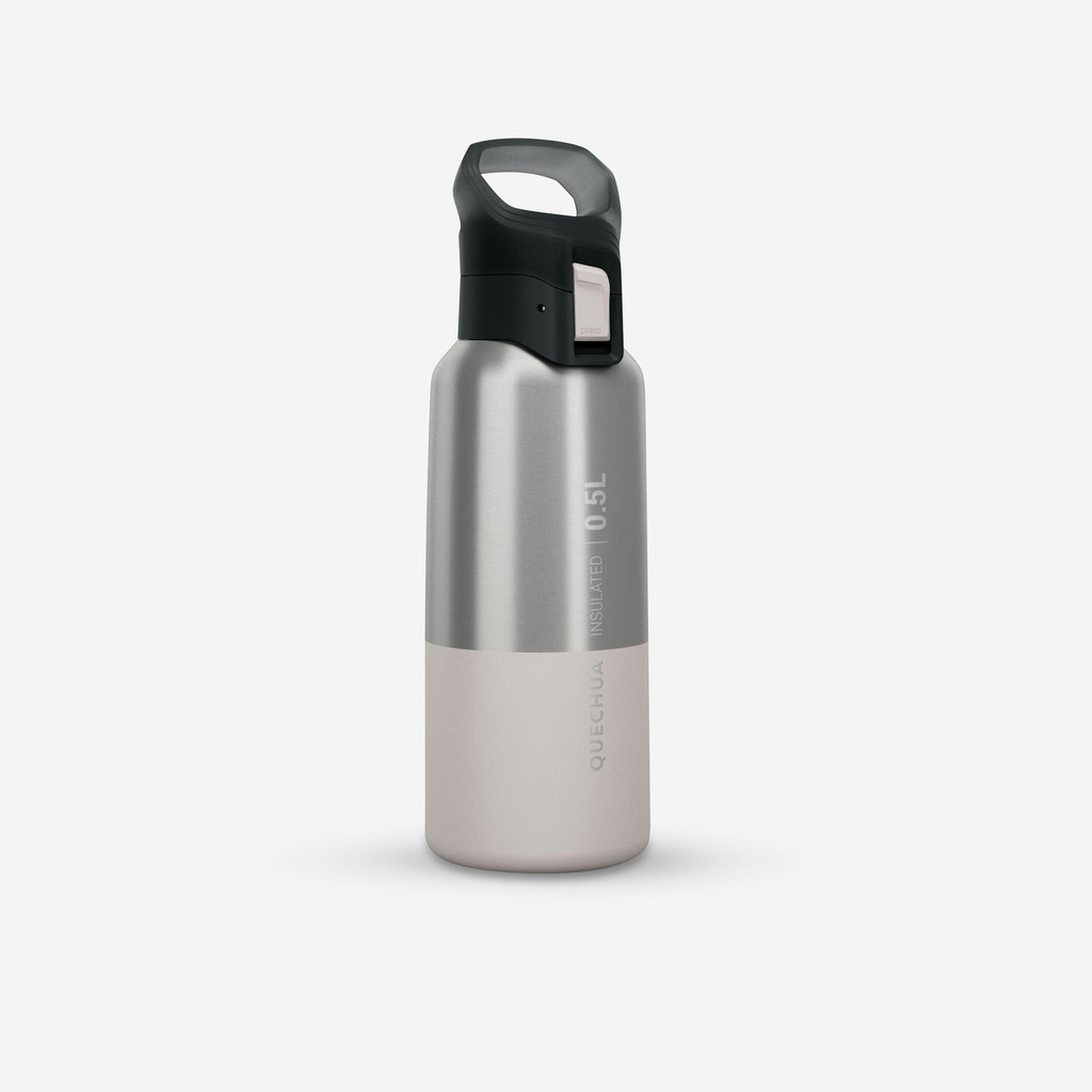 Mô tả Bình giữ nhiệt bằng thép không gỉ mh500 0,5 l trắng DECATHLON quechua mã 8612271 - 3