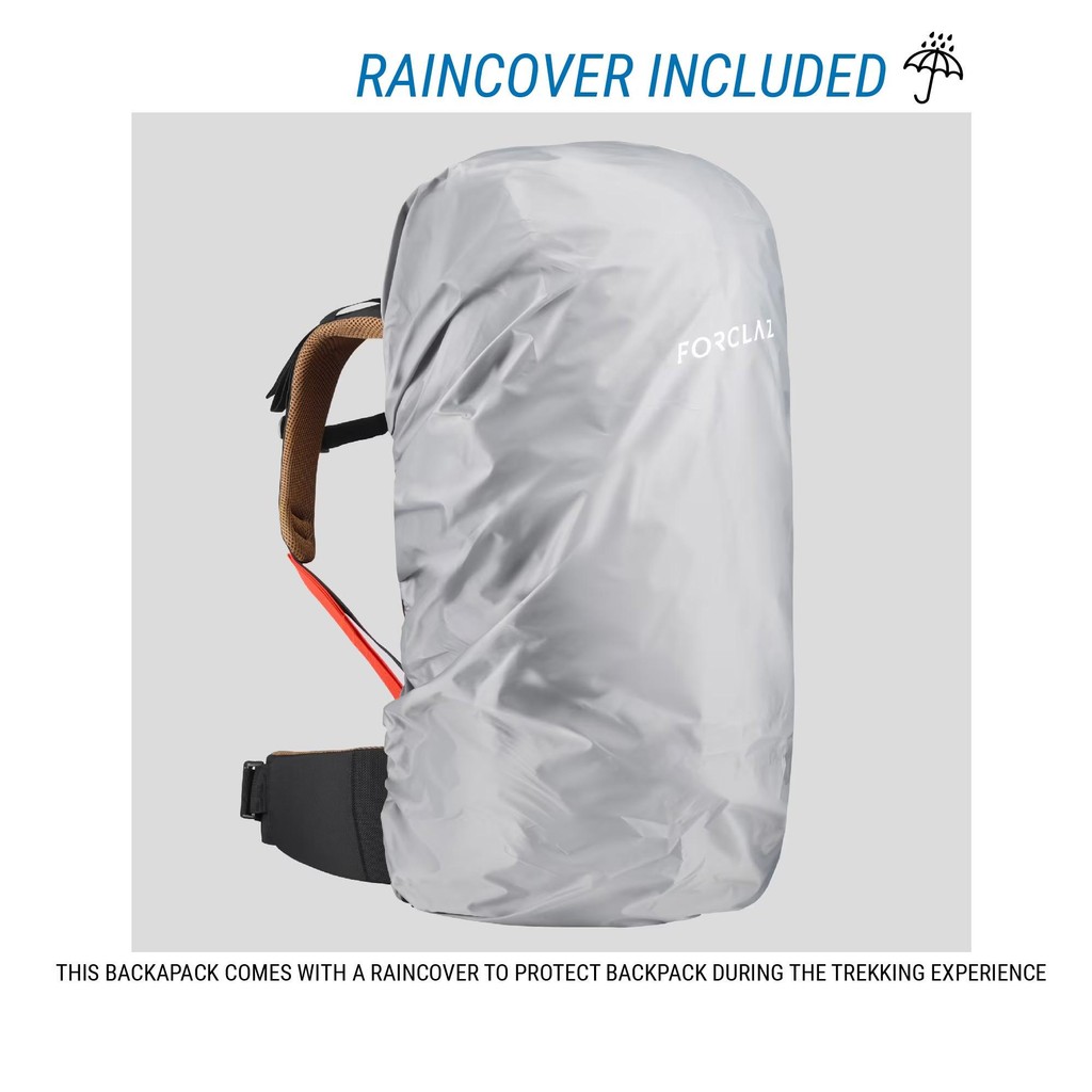 Mô tả Balo trekking 50l trek 100 easyfit cho nam đen DECATHLON forclaz mã 8559690 - 2