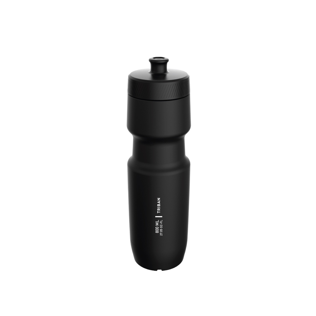 Mô tả Bình nước xe đạp 800ml đen DECATHLON triban mã 8487253 - 1