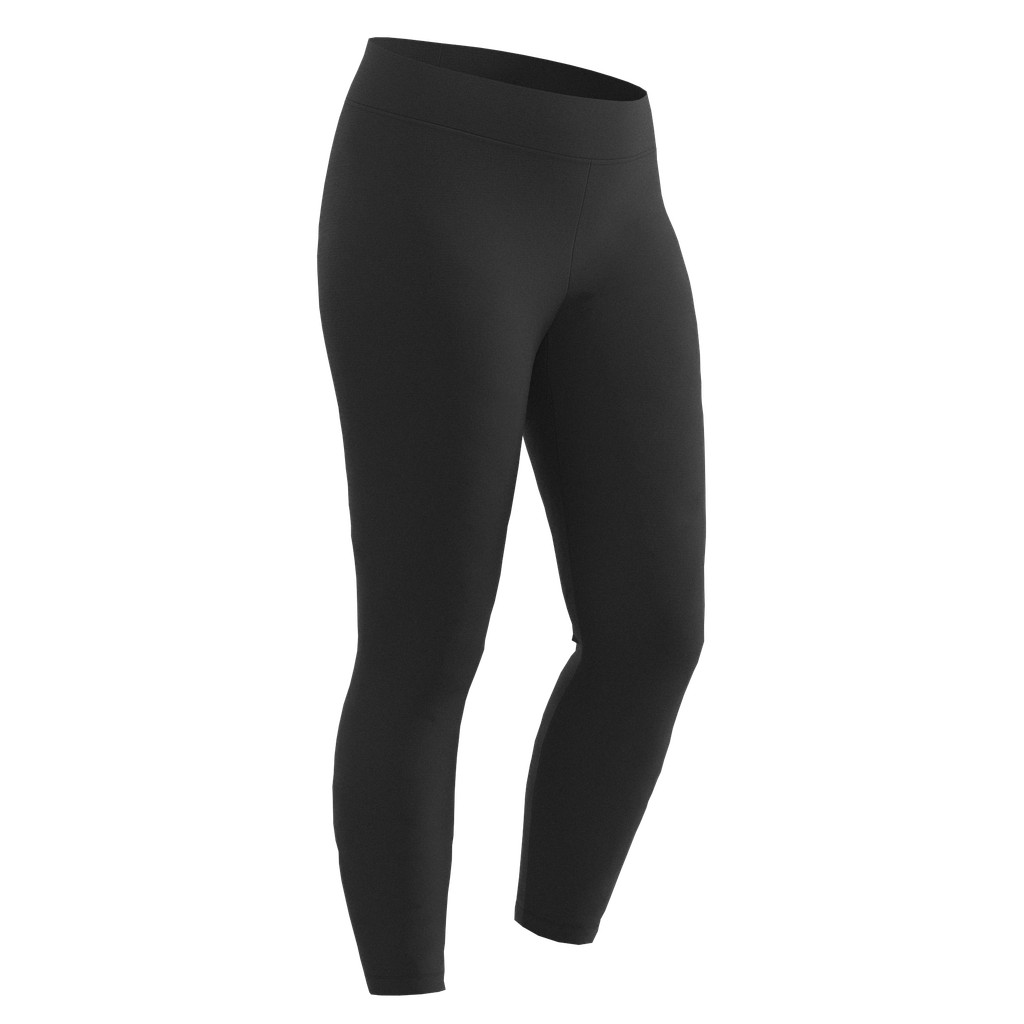 Mô tả Quần legging ôm sát 7 8 cho nữ fit+ 500 đen DECATHLON nyamba mã 8511798 - 4