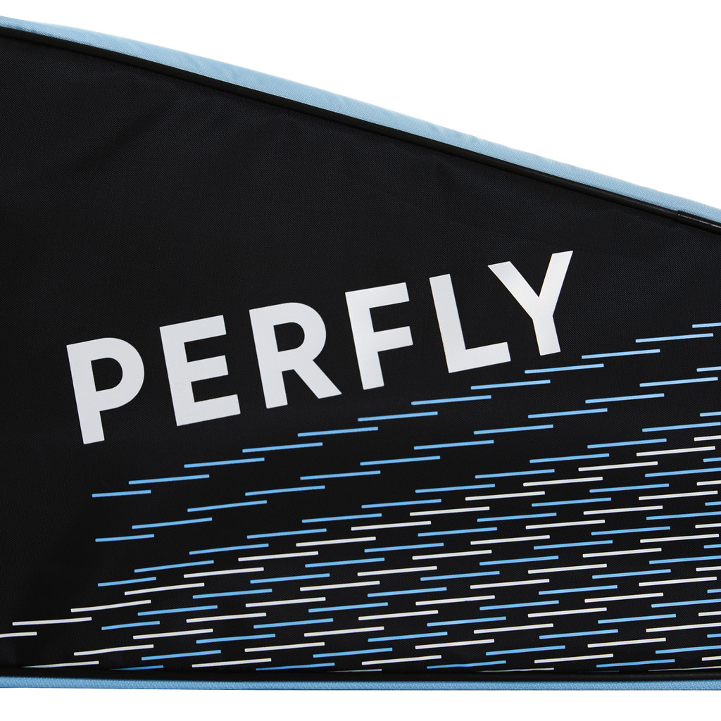 Mô tả Túi đựng vợt cầu lông 190 eco cho người lớn đen viền xanh DECATHLON perfly mã 8626394 - 1