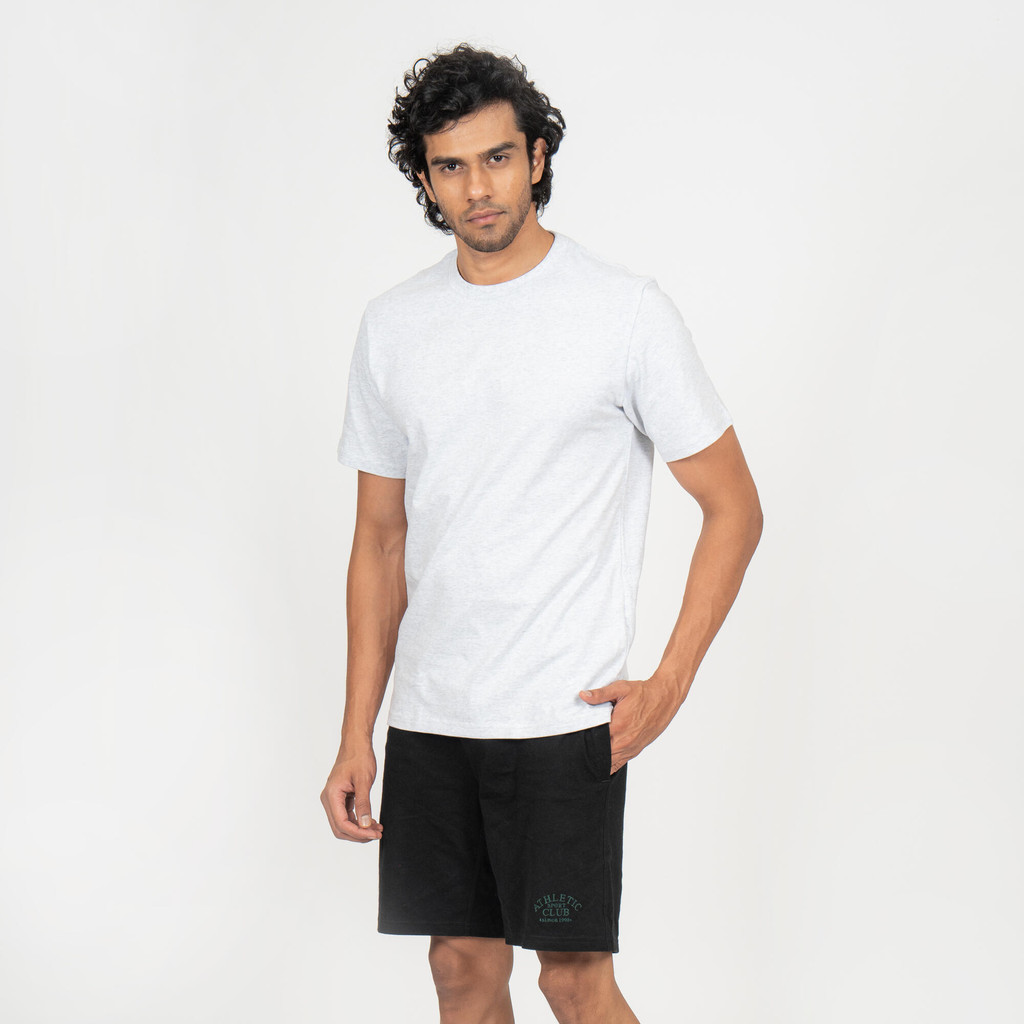 Mô tả Áo thun tập fitness essentials 500 cho nam xám nhạt DECATHLON DOMYOS mã 8773496 - 3