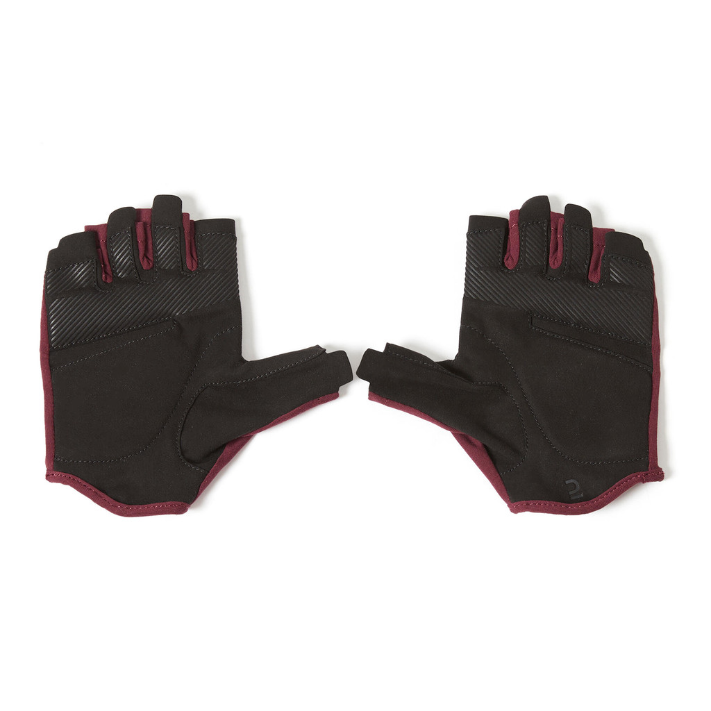 Mô tả Găng tay tập tạ thoáng khí cho nữ đỏ sẫm DECATHLON DOMYOS mã 8595216 - 2